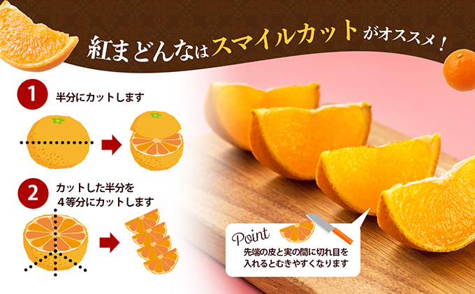【数量限定 先行予約】愛媛県産 紅まどんな2.7kg[50R0986]【高島屋選定品】青秀 M～３Lサイズ（10～16玉）12月上旬頃～順次発送 ＜ギフト 正規品 甘い みかん フルーツ＞[No.53