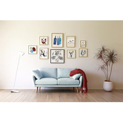 ふるさと納税 筑後市 天然木アートフレーム　BLUE CHICKS(ABC-09)【高野木工】 |  | 03