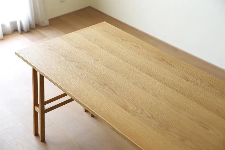 【開梱設置】高野木工 プレーンデスク SET7 オーク（W130×D60cm）【10年保証】