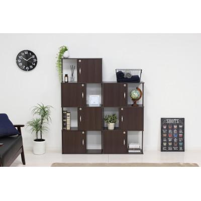 ふるさと納税 海南市 ラック鍵付き3段　ブラウン |  | 03