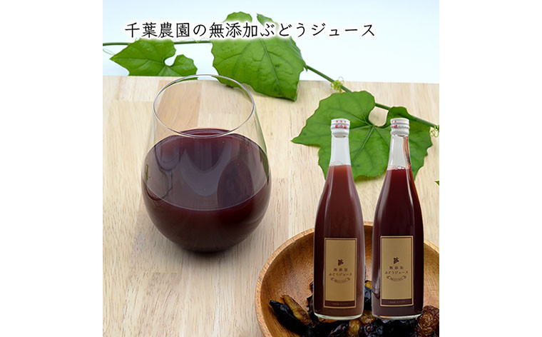 
                  山形の無添加ぶどうジュース 550ml×2本セット(デラウェア) FZ26-759
                