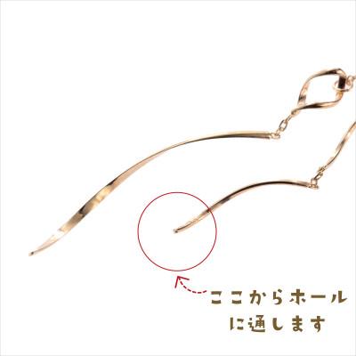 ふるさと納税 大月市 K10YGチャーム　ピアス　ウェーブ　MUP1112 |  | 02