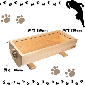 ねこ 桧 プランター 木製プランター プランター 小物入れ 猫の手 模様 サイズ 小 セット 寄せ植え 室内 屋内 猫のベッド プランター 鉢カバー 長方形 ひのき おしゃれ かわいい ガーデニング 