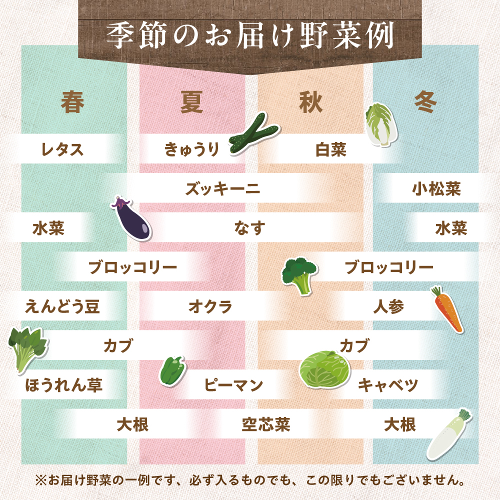 【16品 / 24回定期便】農薬に頼らない！カラダにやさしい「よしのがり野菜」セット（ラージ）【吉野ヶ里あいちゃん農園】 [FAA011]