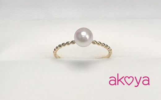真珠 指輪 リング 選べる サイズ パール 5.5ﾐﾘ K18YG あこや真珠 三重県 伊勢志摩 志摩市 志摩 アクセサリー ジュエリー アコヤ貝 プレゼント クリスマス 人気 おすすめ 結婚式 誕生日 あこや / akoya 可愛いツイストリング(K18YG)*