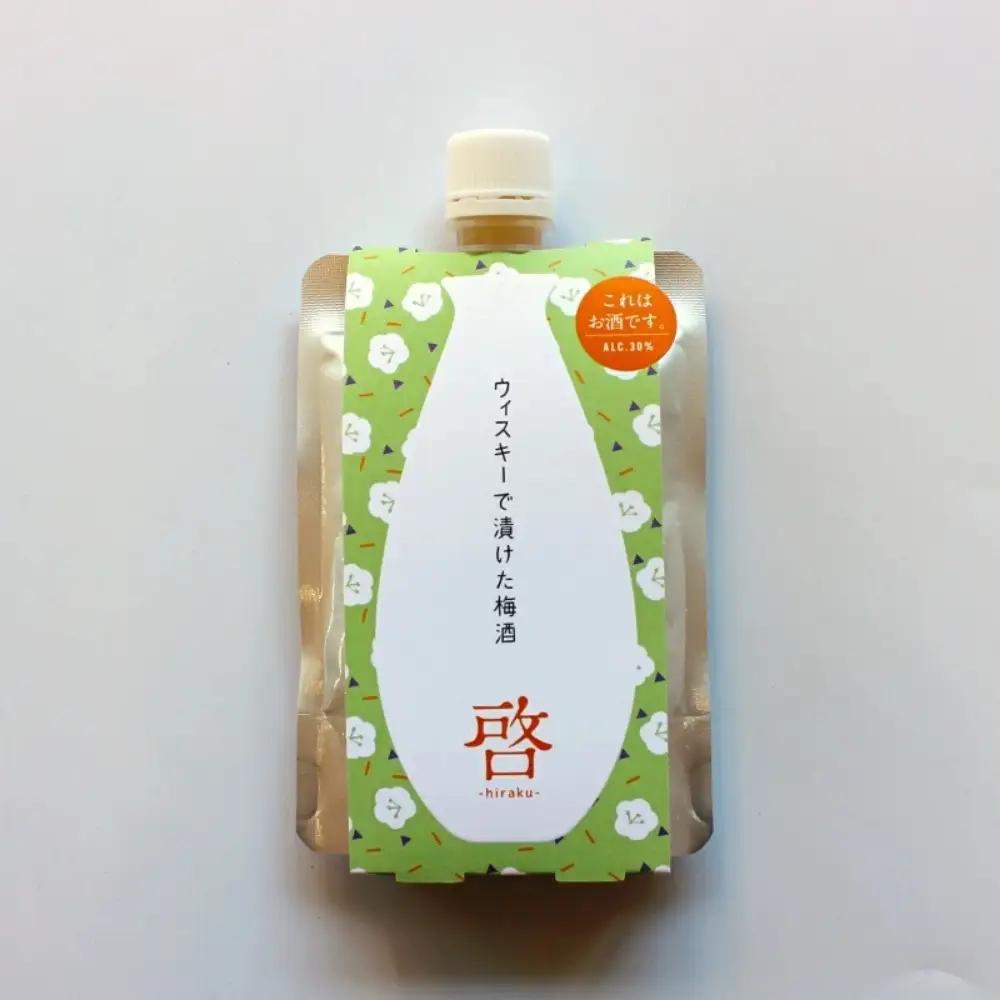 うめよし梅酒　啓-HIRAKU-ウイスキーベース　120ml×3パック／アルコール度数30％　 【maruni058】