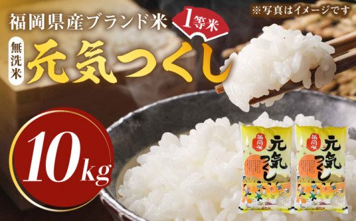 【令和7年産】福岡県産ブランド米「元気つくし」無洗米 10kg (5kg×2袋)《築上町》【株式会社ゼロプラス】 [ABDD004] お米 白ご飯 元気つくし ブランド米 おにぎり 無洗米 一等米 食品 九州 福岡県 46000 46000円