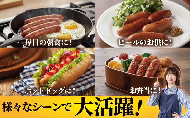 ウィンナー 計 2kg  (1kg × 2袋)  ウインナー セット 肉 豚肉 ソーセージ そーせーじ ういんなー お肉 niku あらびき 加工 食品 詰め合わせ 冷蔵 弁当 おかず ホットドック 