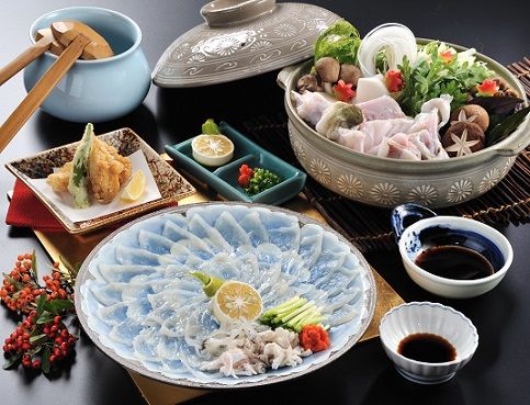 【冷蔵配送】御宿はなわらび　天然とらふぐ てっさ・てっちりセット　3～4人前【はなわらび】_HA1009