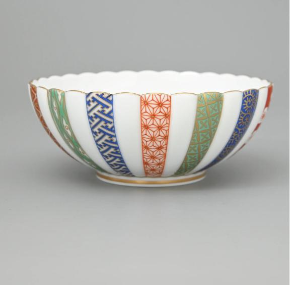 染錦の地紋柄のデザイン　おもてなしの器に