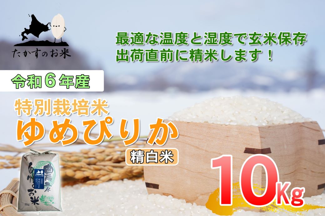 A220 【 令和6年産 】 ゆめぴりか （ 精 白米 ） 特Aランク 北海道 米 を代表する人気の品種 10㎏ 北海道 鷹栖町 たかすのお米 米 コメ こめ ご飯 白米 お米 ゆめぴりか コメ 白米