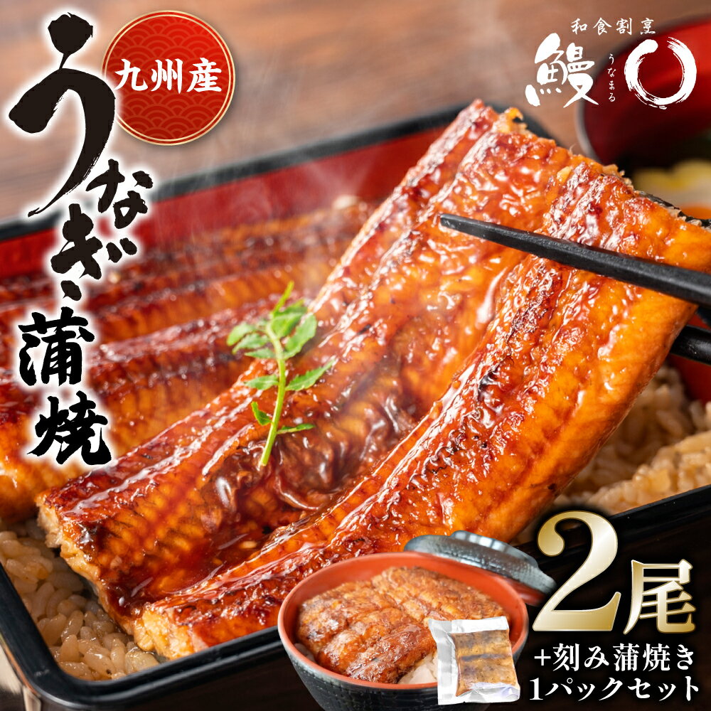 【ふるさと納税】鰻丸(うなまる) 九州産 うなぎ蒲焼き2尾 ＆ 刻み蒲焼き1パックセット 鰻 ウナギ うなぎの蒲焼 送料無料