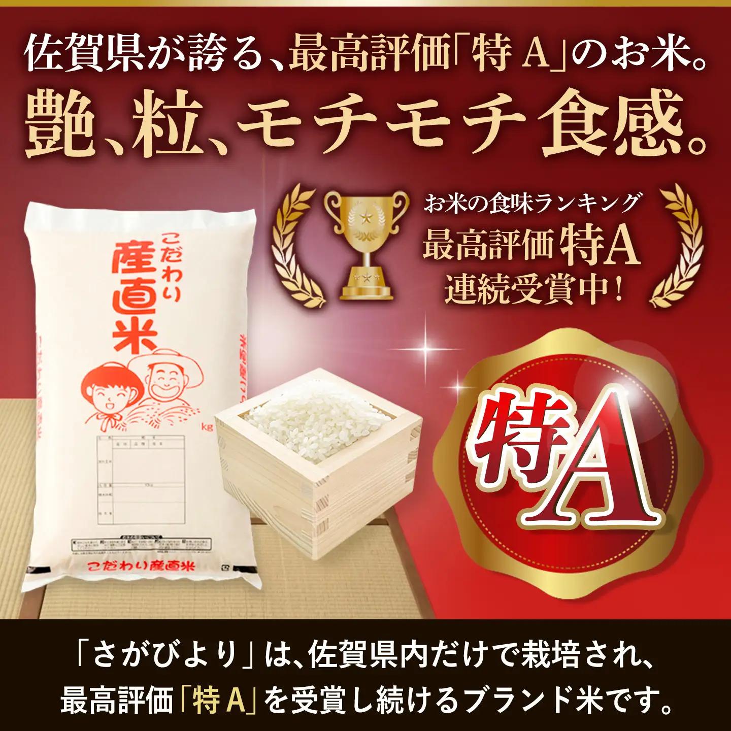 【令和8年産 新米先行受付】さがびより 精米 10kg【10ヶ月定期便】(H061D93)