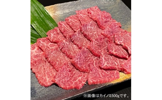 熊野牛 希少部位 カイノミまたはササミ 焼肉用 約500g【MT41】