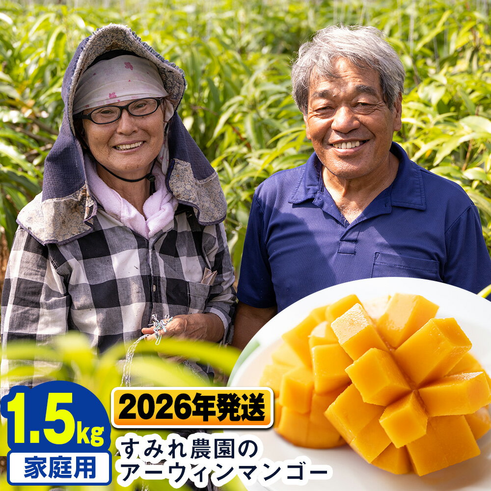 【2023年発送】すみれ農園のアーウィンマンゴー家庭用1.5kg