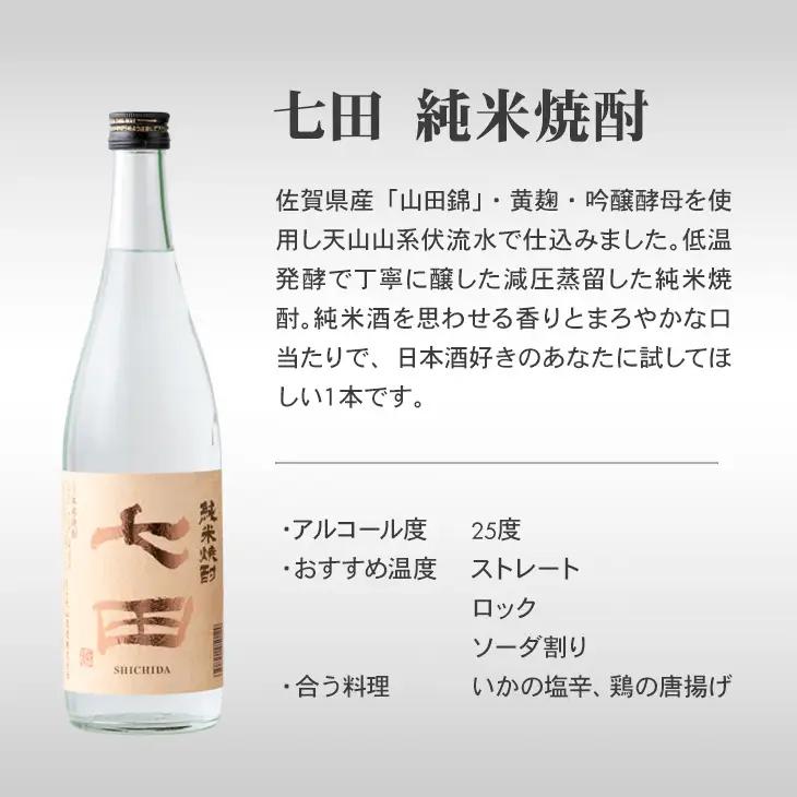 七田 純米 焼酎 1.8L 天山酒造 焼酎 酒 B140-069