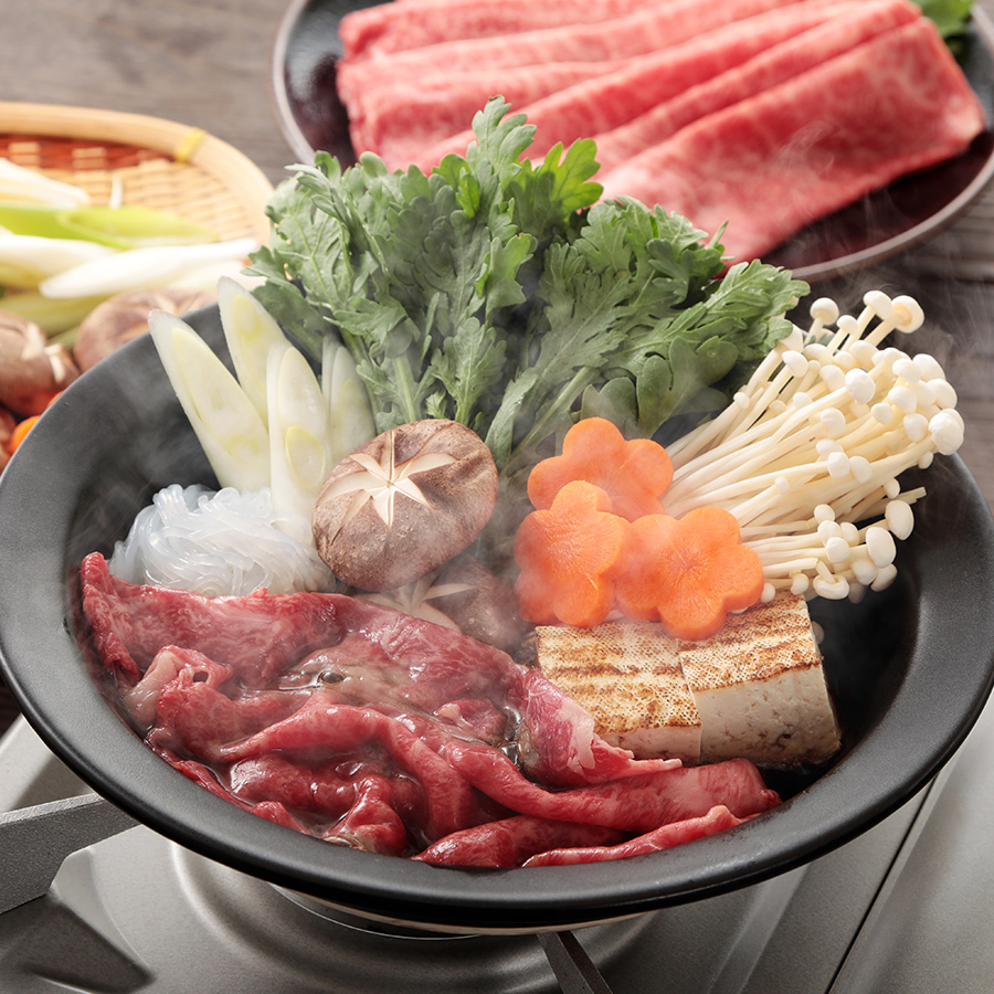 ＜よしおか総本舗＞筑後船小屋牛肩ロースすき焼き【500g】