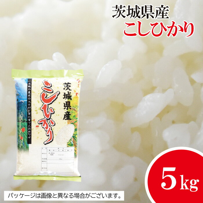 【ふるさと納税】No.474 【坂東市産】【令和7年産米】茨城コシヒカリ5kg ／ 令和7年 新米 米 お米 こめ コメ 精米 白米 ご飯 国産米 5kg 5キロ 艶 こし 粘り 柔らかな食感 旨味 粘り ガッツリ おいしい お取り寄せ 産地直送 産直 坂東市産 茨城県産 茨城県 特産品 送料無料