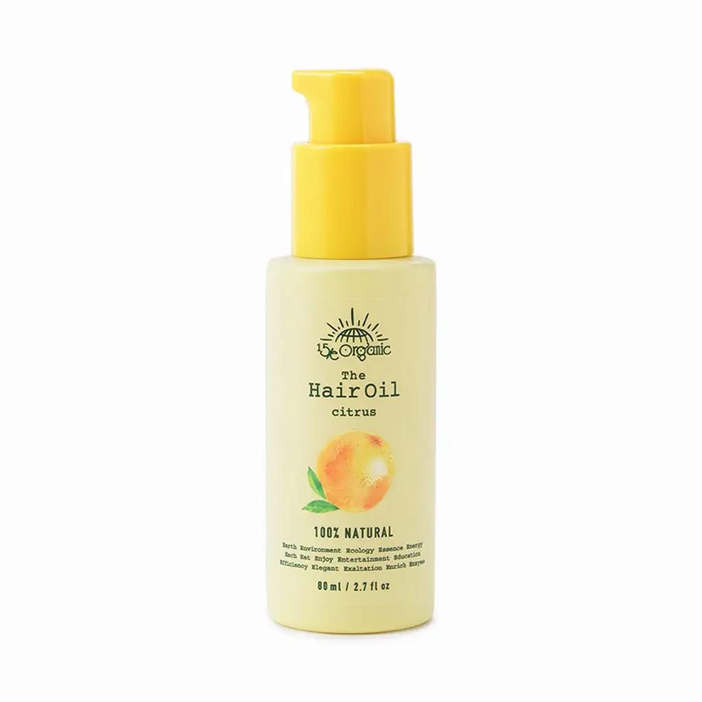 ＜15/e organic＞ザ・ヘアオイル(シトラス・80ml)【鳥取県 境港市】