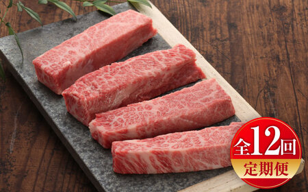 【全12回定期便】【数量限定】【GI認証】くまもとあか牛三角バラステーキ 約120g×4枚 / 菊陽町 あかうし 熊本県 肉 にく niku ブランド 旨み 【有限会社 三協畜産】[BHAS095]