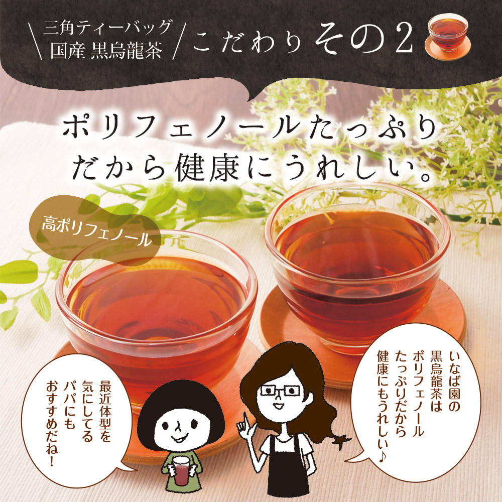 国産黒烏龍茶ティーバッグ 2袋 2g×80包×2袋 黒烏龍茶 国産烏龍茶 国産 いなば園 静岡県 牧之原市 2袋