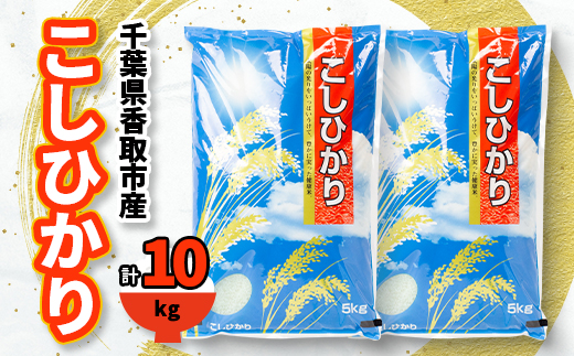 
千葉県香取市産 の お米 100% コシヒカリ 10kg【1055318】
