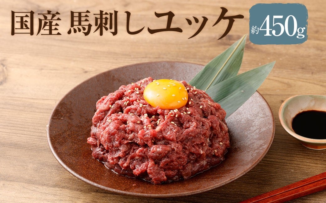 
            【 フジチク 】 国産 馬刺し ユッケ 約50g×9 計約450g 9パック 馬肉 お肉 馬刺 赤身 ユッケのたれ 冷凍 熊本県 相良村
          