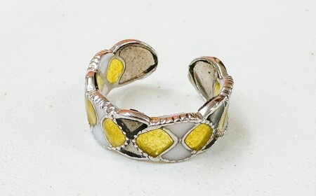 漆原木リング シルバー 1個  ／ リング 指輪 アクセサリー 装飾品 ファッション シルバー 銀