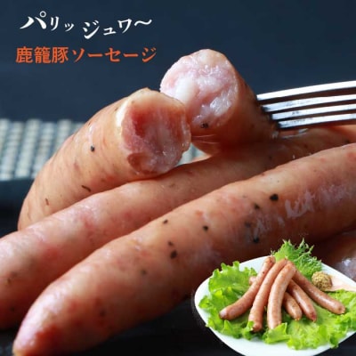 鹿籠豚ハンバーグ8個&ソーセージ2パックセット【合計1.4kg】　B3-3【配送不可地域：離島】【1166981】