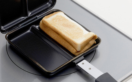IH対応 ホットサンドパン ダブル キッチン用品 フライパン ホットサンド 燕三条製 【015S102】
