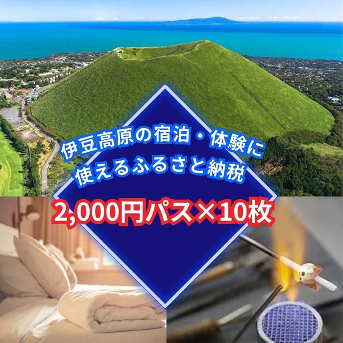 【ふるさと納税】旅する伊豆高原応援パス 2,000円チケット10枚セット