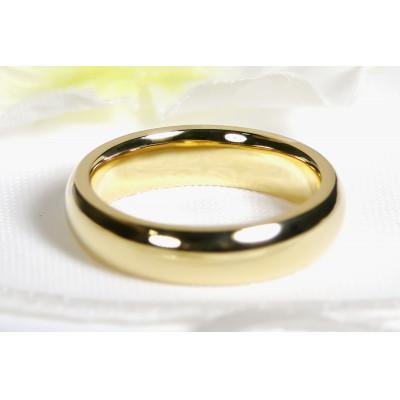 ふるさと納税 昭和町 K18YG 地金 無垢 リング 9号 |  | 02