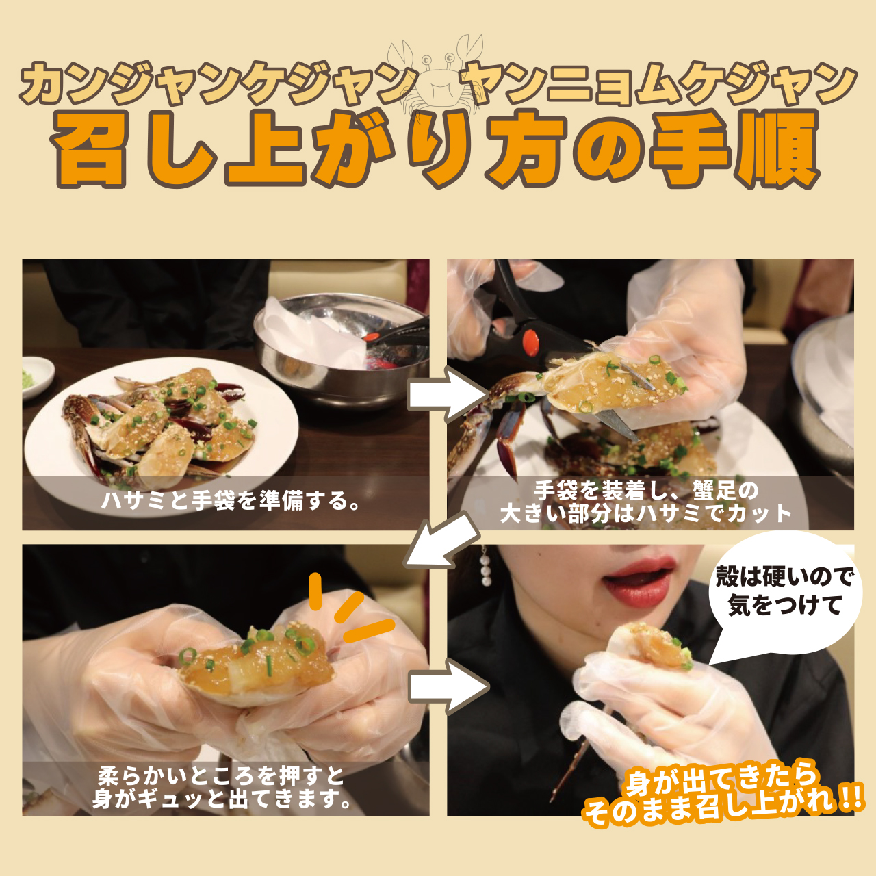 1匹ヤンニョムケジャン