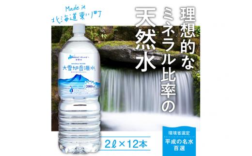 
「大雪旭岳源水」（2Ｌ×12本）
