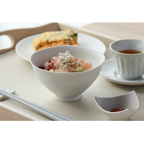 有田焼 ペア茶碗セット 黒サビ絞り＆スノー ご飯茶碗 ボウル お茶碗 シンプル お茶碗 モダン お茶碗 おしゃれ お茶碗 夫婦茶碗 お茶碗 結婚祝い ギフト 山忠 A14-90_イメージ4