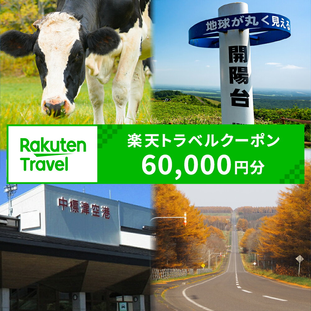 【ふるさと納税】北海道中標津町の対象施設で使える 楽天トラベルクーポン 寄付額200,000円 (クーポン60,000円) トラベル 宿泊 温泉 宿泊券 観光地応援 旅館 観光 ホテル クーポン 全国旅行支援 中標津 宿泊予約 旅行 ふるさと納税 旅行券 rakutenトラベル