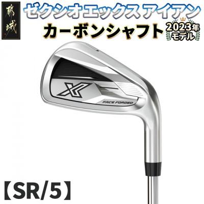 ふるさと納税 都城市 ゼクシオ エックス アイアン  カーボンシャフト【SR/5】 ≪2023年モデル≫