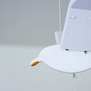 【tori dori とりどり】インテリアモビール 白