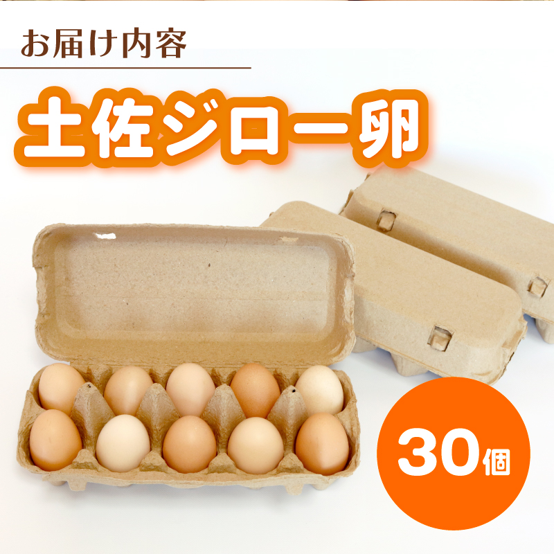 土佐ジローの卵 30個入り たまご 卵 タマゴ 鶏卵