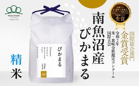 新米予約【令和6年産】精米10kg 南魚沼産ぴかまる(5kg×2袋) 国際総合部門金賞受賞_AG