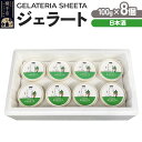 【ふるさと納税】ジェラート 日本酒 約100g×8個
