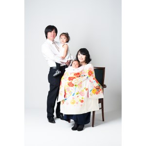 お宮参り撮影プラン ミルク ベビードレスレンタル・写真撮影・アルバム・データ込み