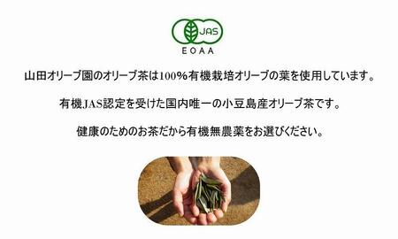 小豆島産有機オリーブ茶3袋セット（1袋に10ティーパック×3袋＝30パック）／唯一の国産有機JAS認定オリーブ葉使用 ノンカフェイン オレウロペイン 抗酸化作用