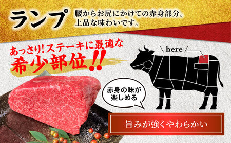 飛騨牛 A5ランク A5ランク ランプステーキ 300g(150g×2)【有限会社マルゴー】土岐市 岐阜産 肉 お肉 牛肉 国産 和牛 牛肉 A5等級 赤身 レア レアステーキ 鉄板焼き BBQ バー