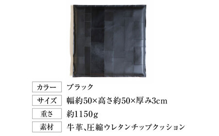 レザー座布団 tunagu 50 [AOBI012] クッション