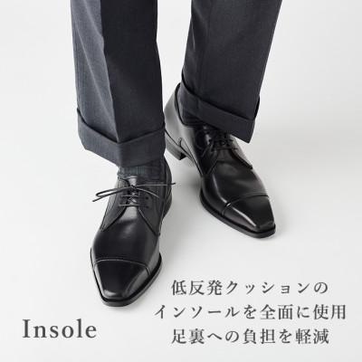 ふるさと納税 大和郡山市 ヤマトイズム 25.0cm ブラック 牛革 ビジネスシューズ 紳士靴 YAP101 |  | 03