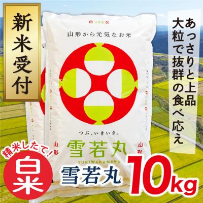 ふるさと納税 最上町 【令和8年産先行受付】山形県産雪若丸10kg(白米)