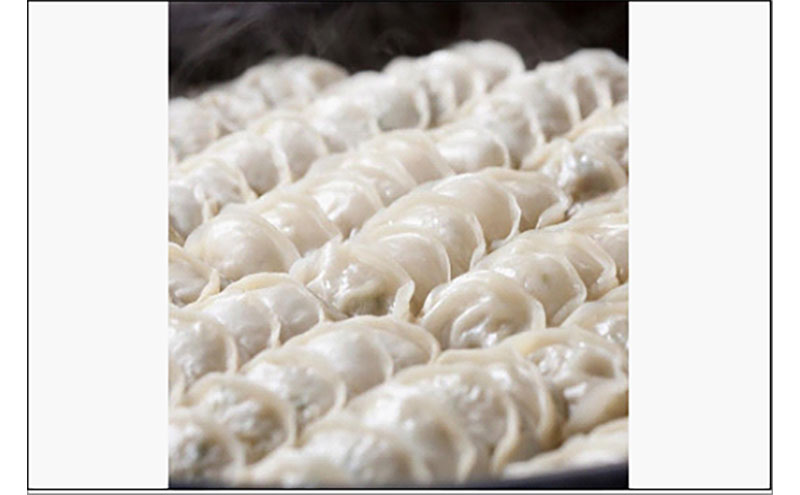 【餃子のテムジン】 博多一口餃子 と 赤柚子胡椒 セット（16個入り×4パック/64個）