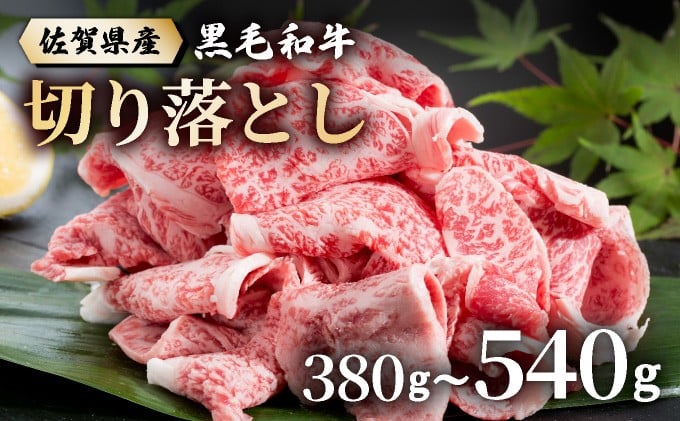 
            佐賀牛切落し380g or 540g
          