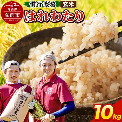 ふるさと納税 弘前市 はれわたり 10kg [玄米] 慣行栽培 青森県産 令和7年産|24_gnz-171001